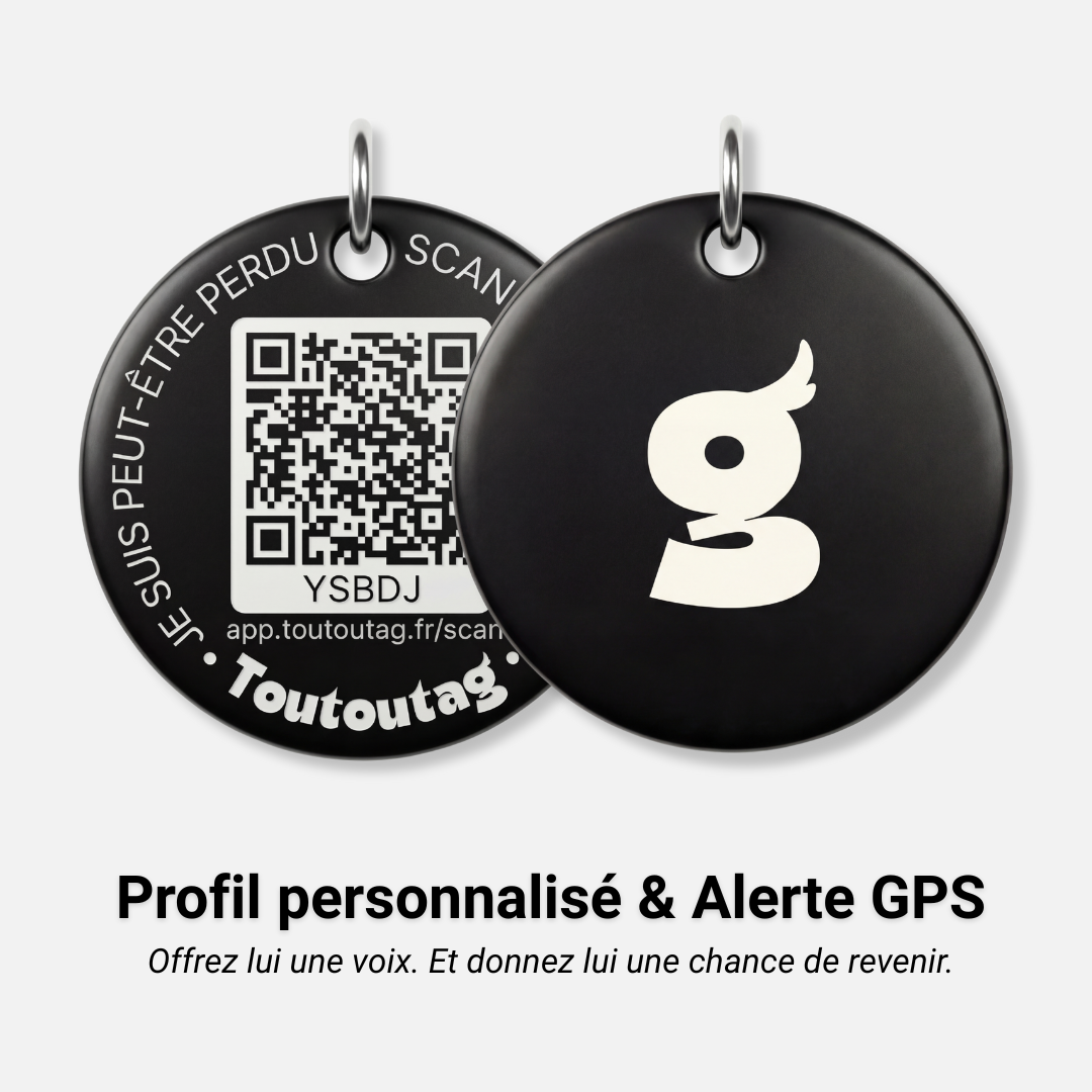 Médaille connectée Toutoutag