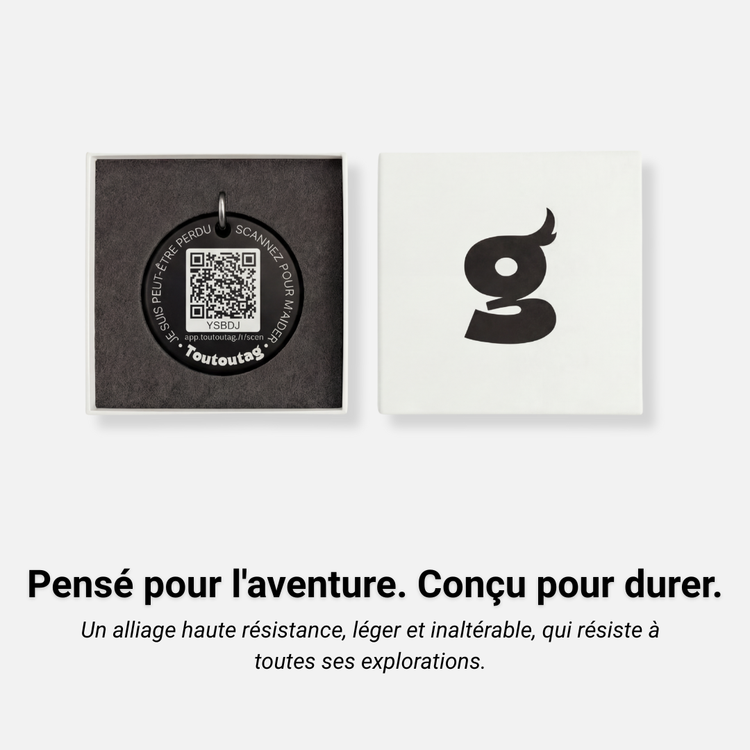 Médaille connectée Toutoutag