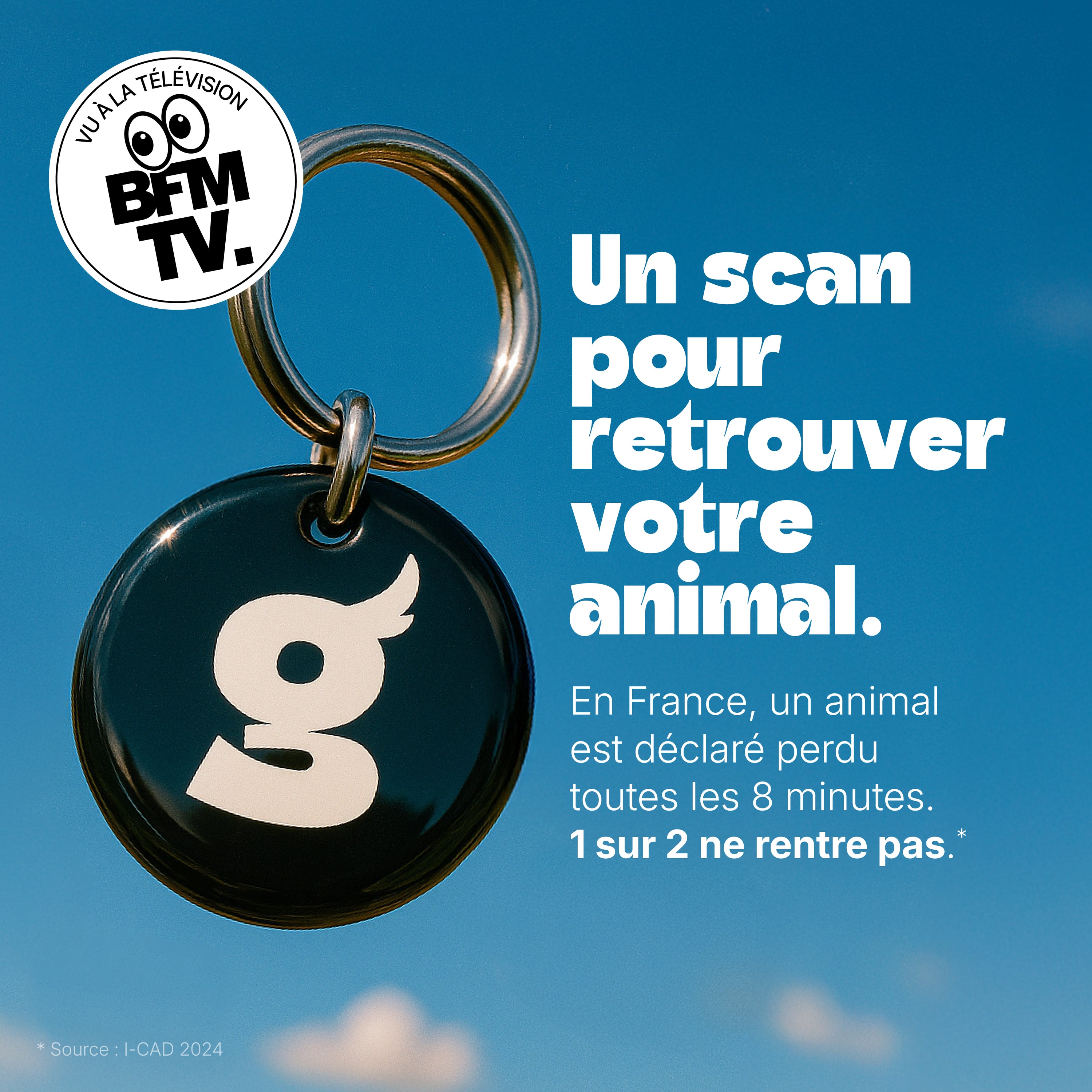 Médaille intelligente Toutoutag